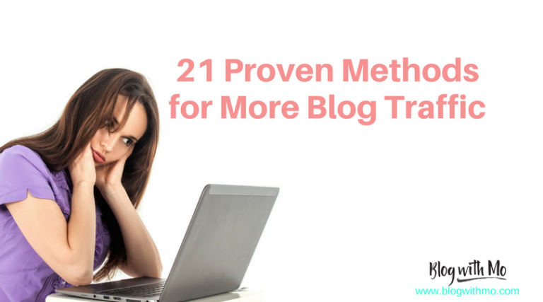 Pinterest Strategy Want to know how to get more traffic to your blog? These top 21 proven blog traffic tips will help you to increase your blog traffic and grow your audience!