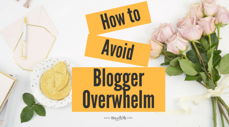 Avoid blogger overwhelm and burnout with a simple blogging schedule to keep you on track.