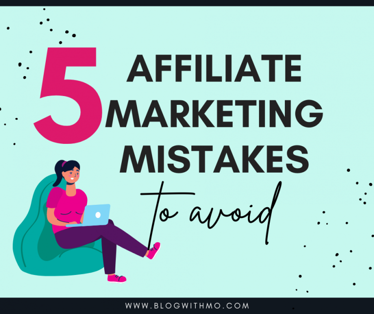 affiliate marketing mistakes to avoid