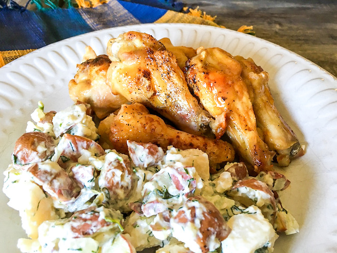 Creamy Red Potato Salad with Fresh Herbs