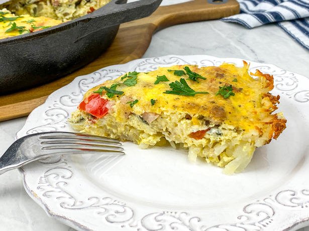 Potato Crusted Frittata