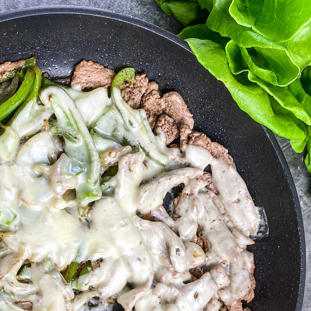 Cheesesteak Lettuce Wraps