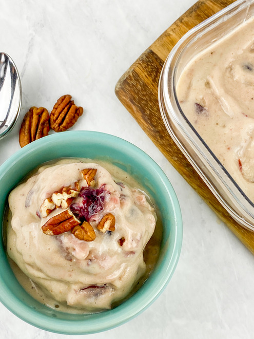 Cherry Pecan Nice Cream