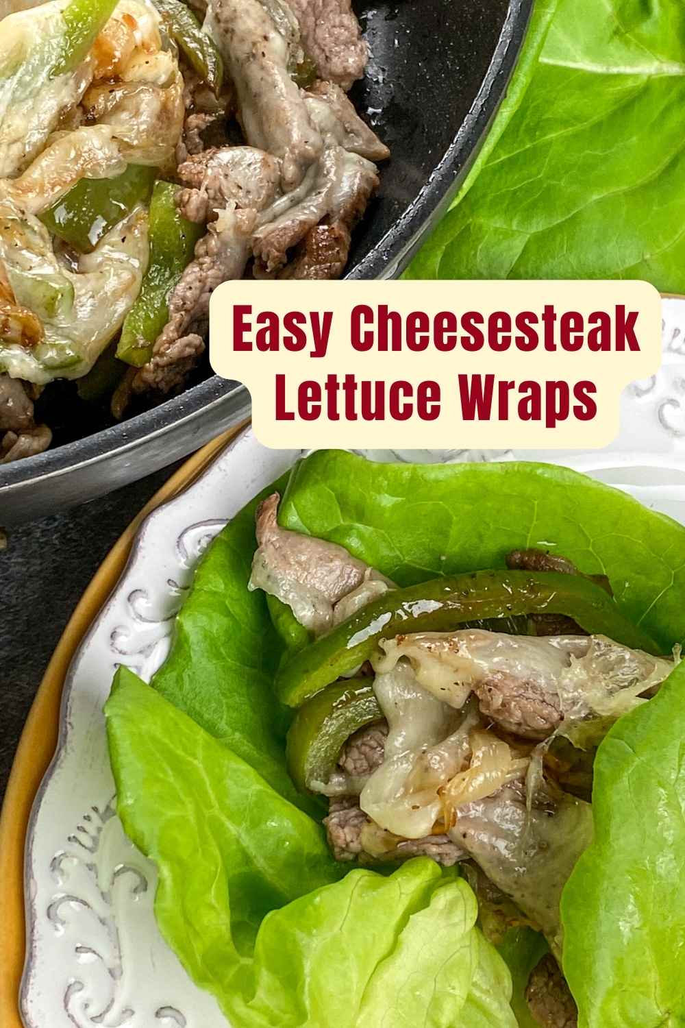 Easy Cheesesteak Lettuce Wraps  