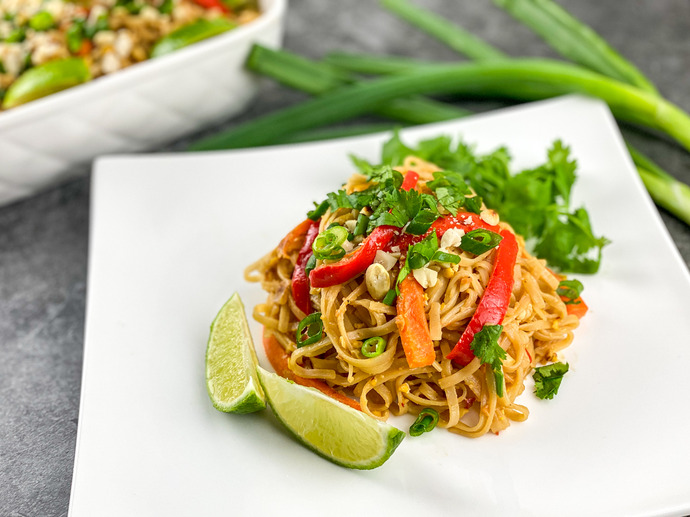 VegetablePadThai horizontal2 Indulge in the Exquisite Flavors of Vegetable Pad Thai