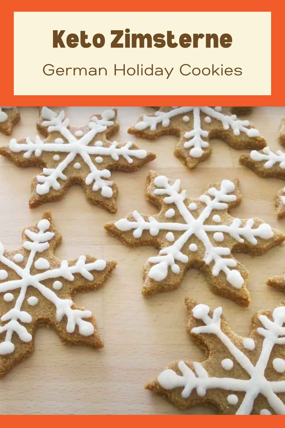 Keto Zimsterne - German Holiday Cookies