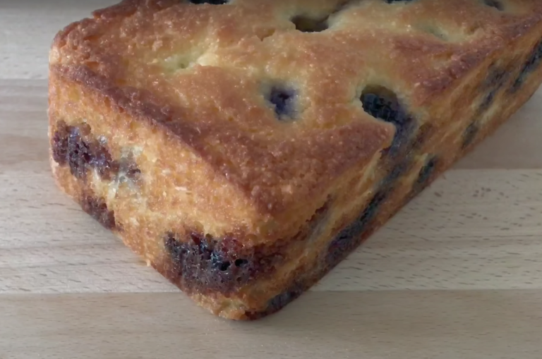 Keto Blueberry Tea Cake Recipe