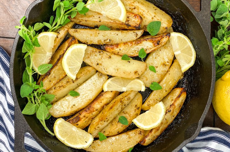 Greek-Style Lemon Potatoes: A light flavorful side dish