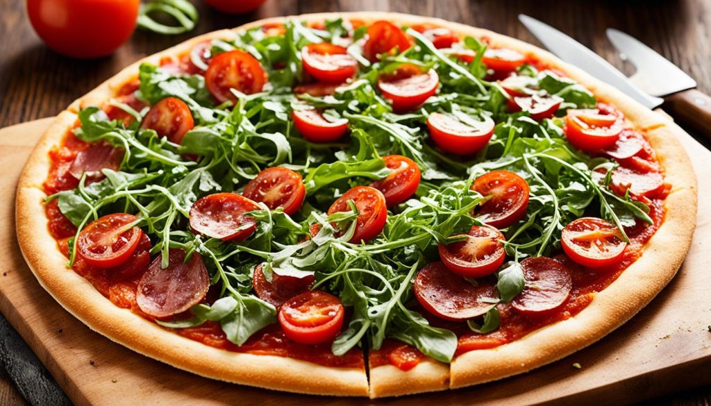 Savory Twist on a BLT Pizza