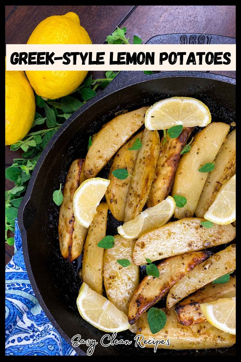 Greek-Style Lemon Potatoes: A light flavorful side dish