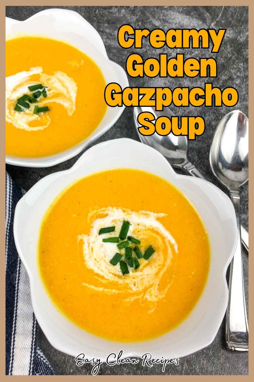 Creamy Golden Gazpacho Soup