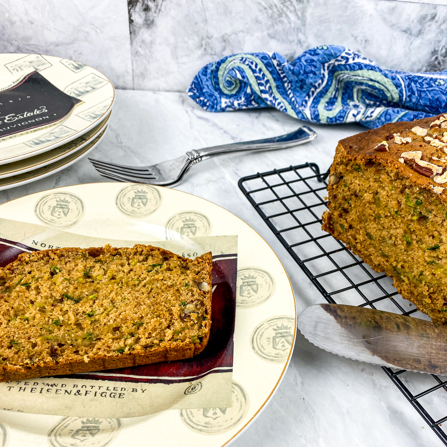 Low Carb Pecan Zucchini Bread Recipe