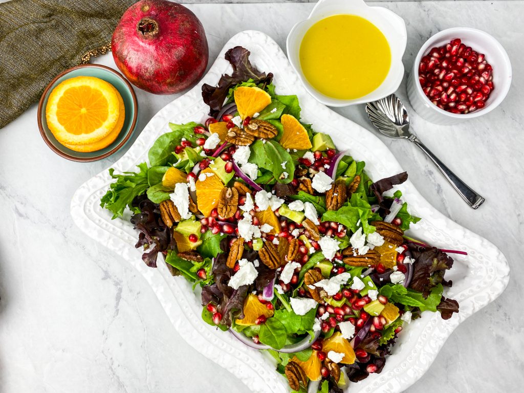 OrangePomegranateSalad horizontal1 Orange Pomegranate Salad