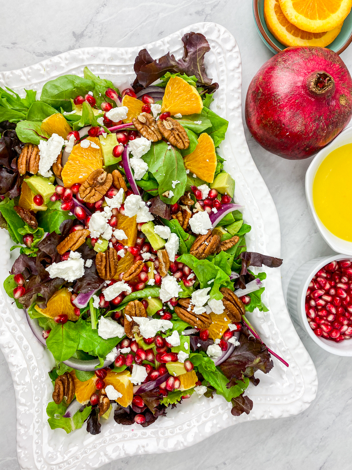 OrangePomegranateSalad vertical2 Orange Pomegranate Salad