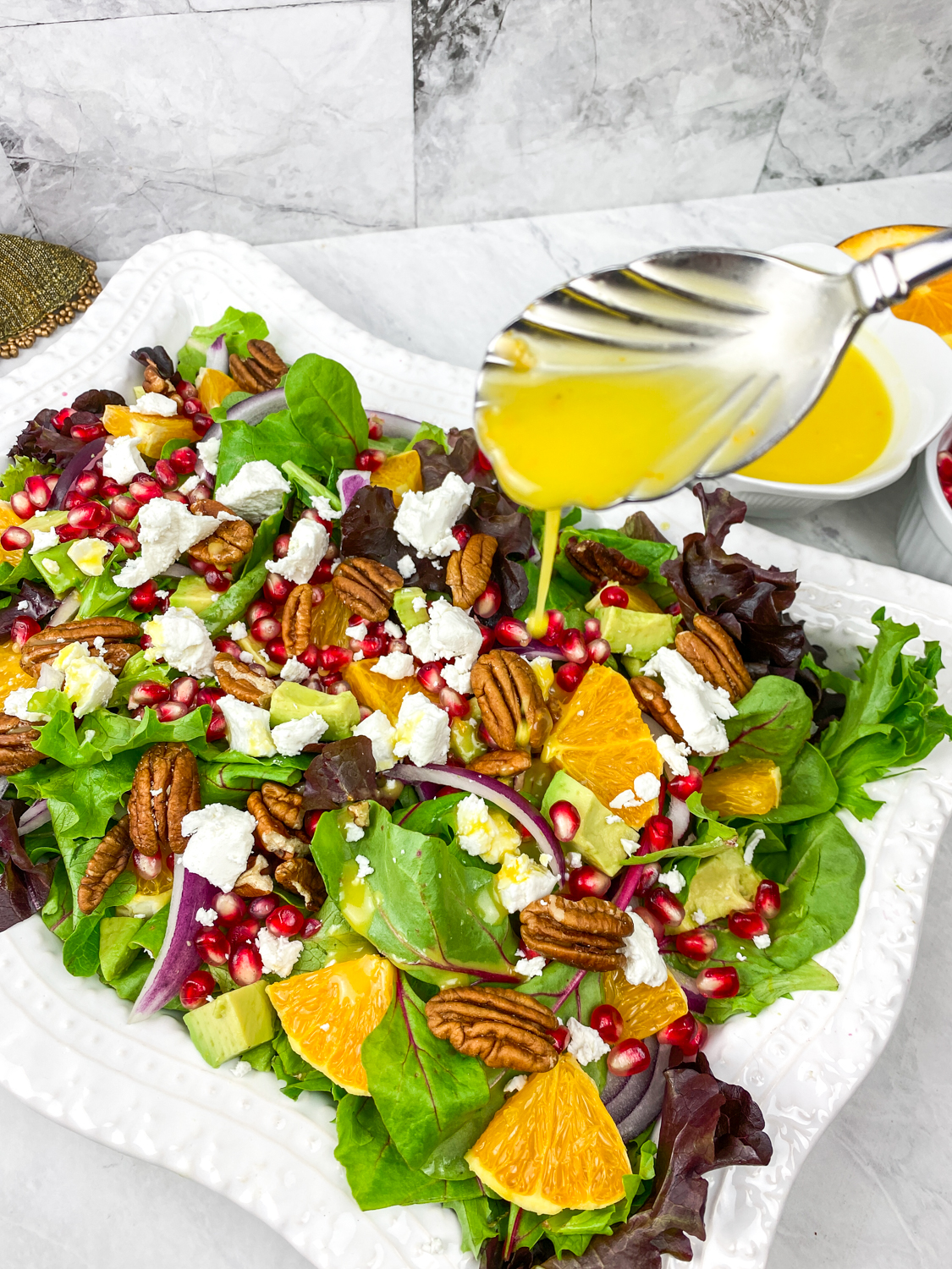 OrangePomegranateSalad vertical4 Orange Pomegranate Salad